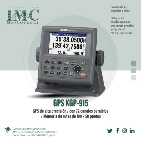 GPS Navegador Koden KGP-915