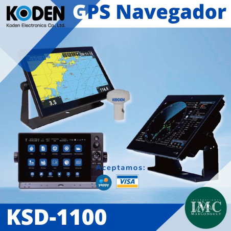 Koden Chart Plotter GPS AIS Clase B KSD-1100